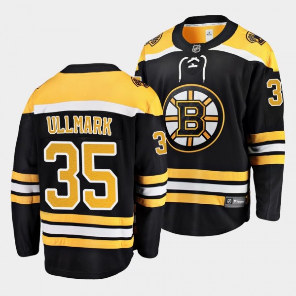Linus Ullmark Boston Bruins 2021 Home Black Player...