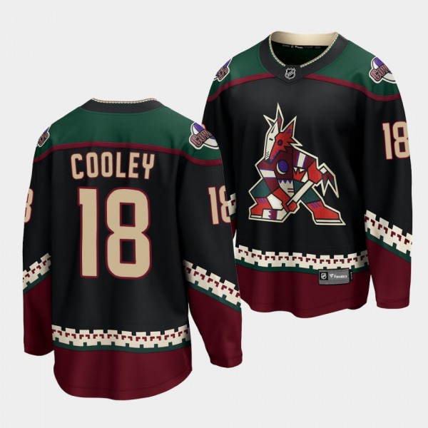 Logan Cooley Coyotes #18 Home Jersey Black 2022 NH...