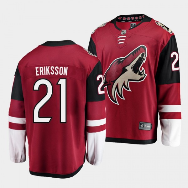 Loui Eriksson Coyotes Home Player Jersey Red