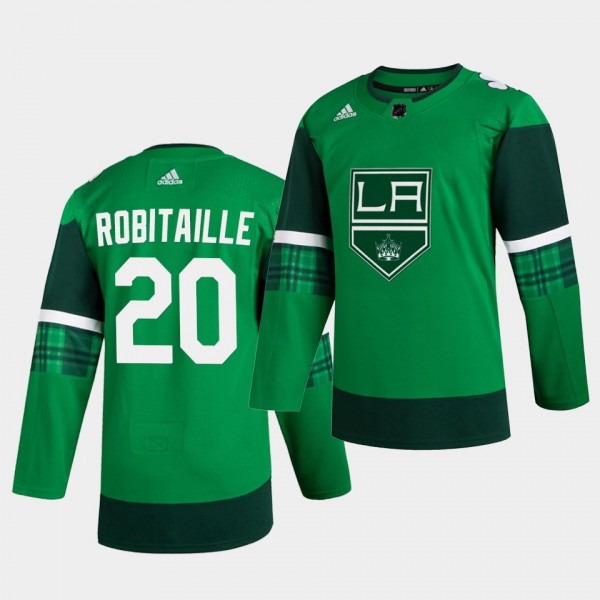 Luc Robitaille Kings 2020 St. Patrick's Day Green ...