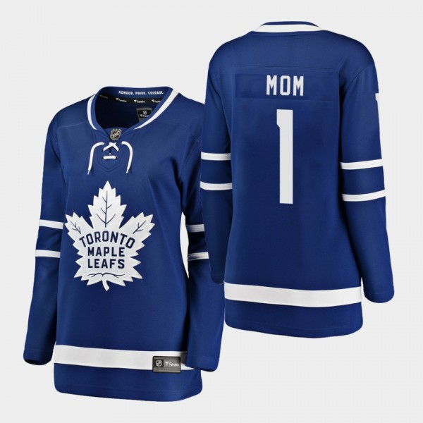 Maple Leafs 2021 Mothers Day NO.1 Mom Women Jersey