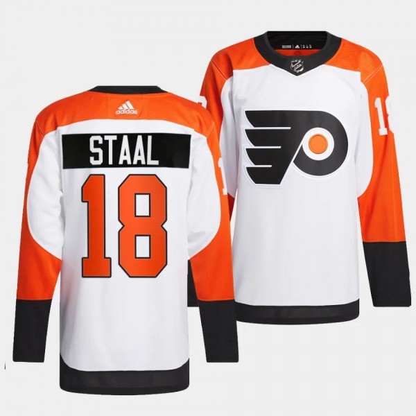 Philadelphia Flyers 2023-24 Authentic Marc Staal #18 White Jersey Away