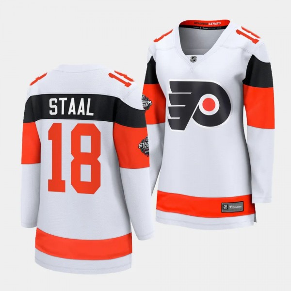 Marc Staal Philadelphia Flyers 2024 NHL Stadium Series Women Breakaway Player 18 Jersey