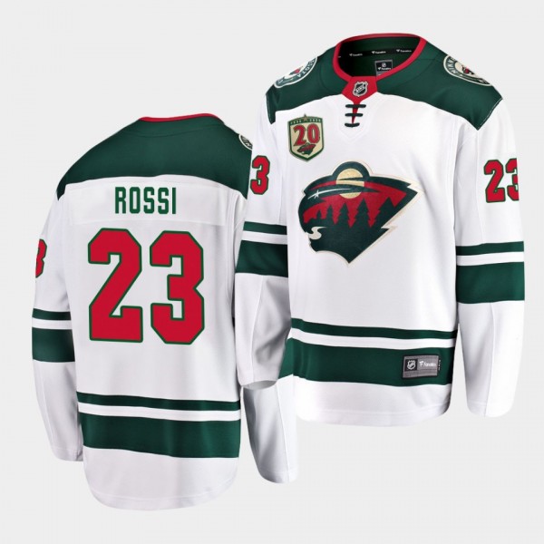 Marco Rossi Minnesota Wild 2020 NHL Draft White Aw...