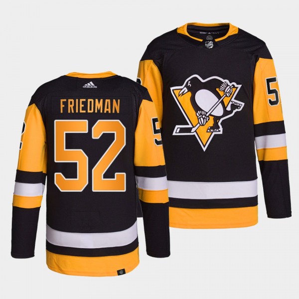 Mark Friedman #52 Penguins Authentic Primegreen Bl...