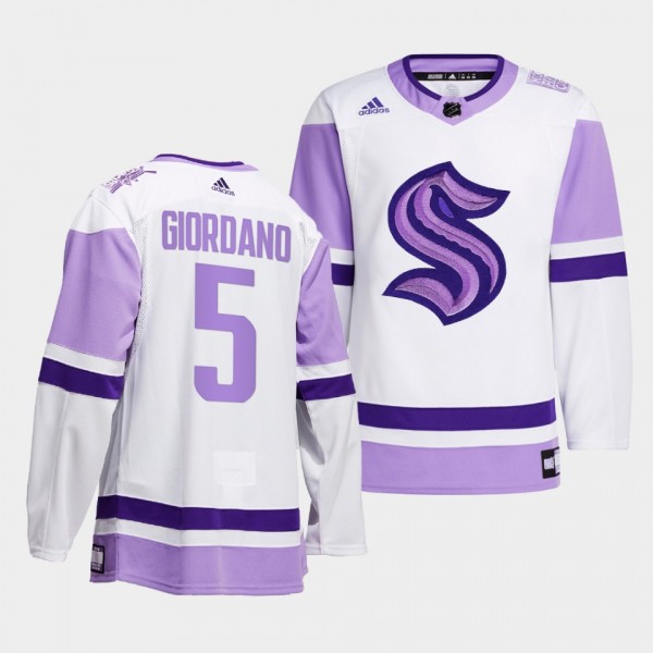 Seattle Kraken Mark Giordano 2021 HockeyFightsCanc...