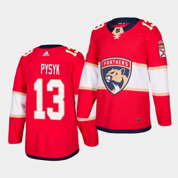Mark Pysyk #13 Panthers Authentic Home Men's Jerse...