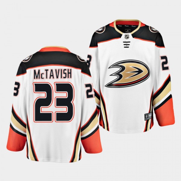 Mason McTavish Anaheim Ducks 2021 NHL Draft Jersey Away White