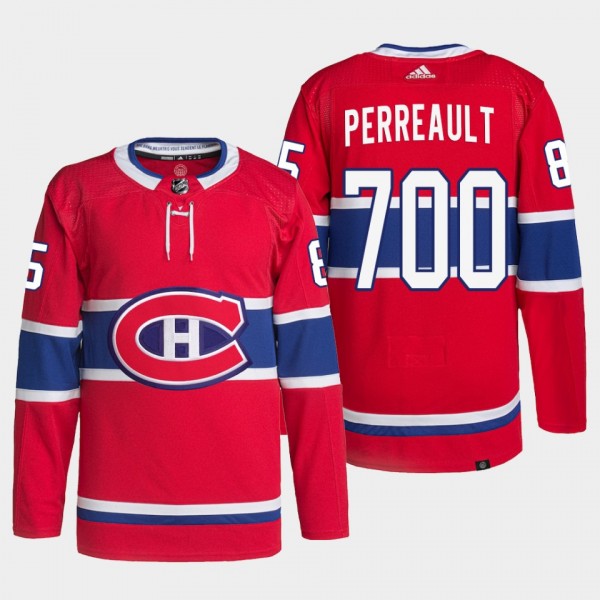 Mathieu Perreault Canadiens #85 700 Career Games J...