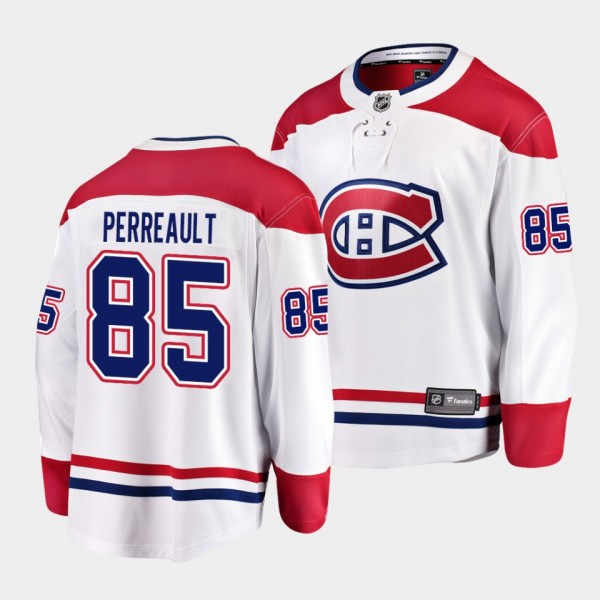 Mathieu Perreault Montreal Canadiens 2021 Away Whi...