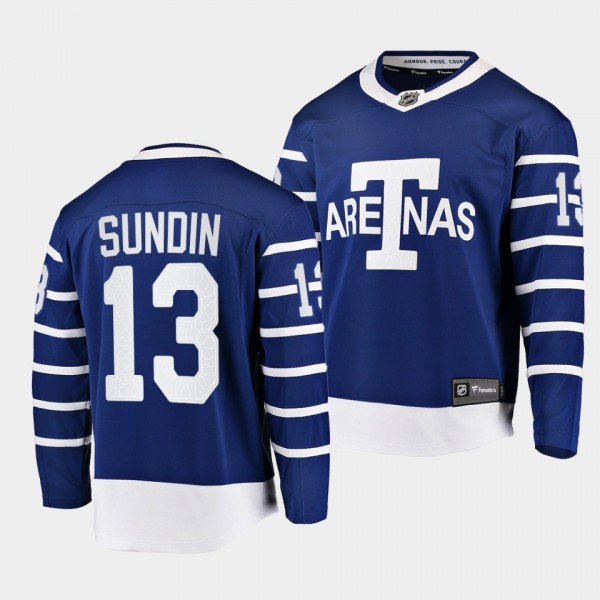 Mats Sundin Toronto Maple Leafs Team Classics Blue...