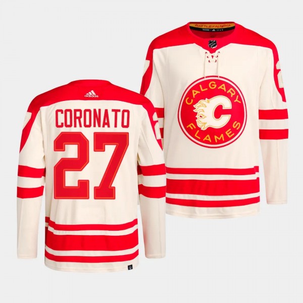Matt Coronato Calgary Flames 2023 NHL Heritage Cla...