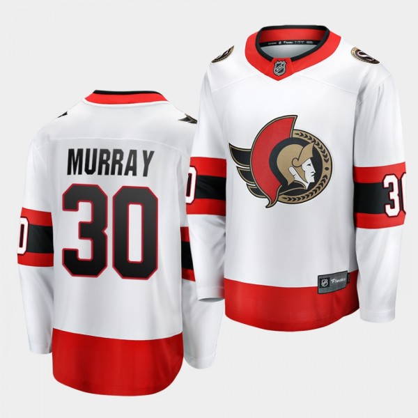Matt Murray #30 Senators 2020-21 Breakaway Player Away Men Jersey