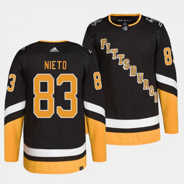 Matt Nieto Pittsburgh Penguins Alternate Black #83...