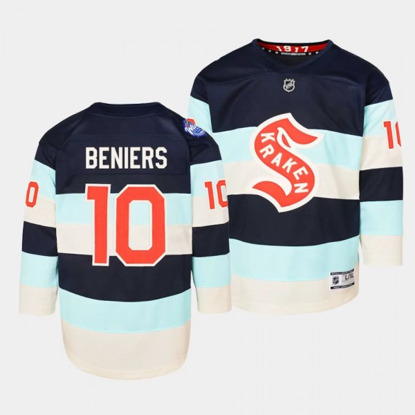 Seattle Kraken #10 Matty Beniers 2024 NHL Winter C...