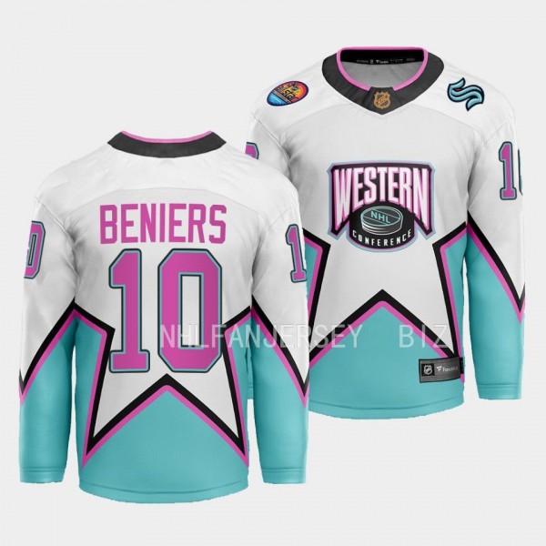 2023 NHL All-Star Matty Beniers Jersey Seattle Kra...