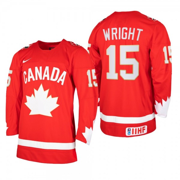 Canada Hockey Jersey Shane Wright Throwback Red Un...
