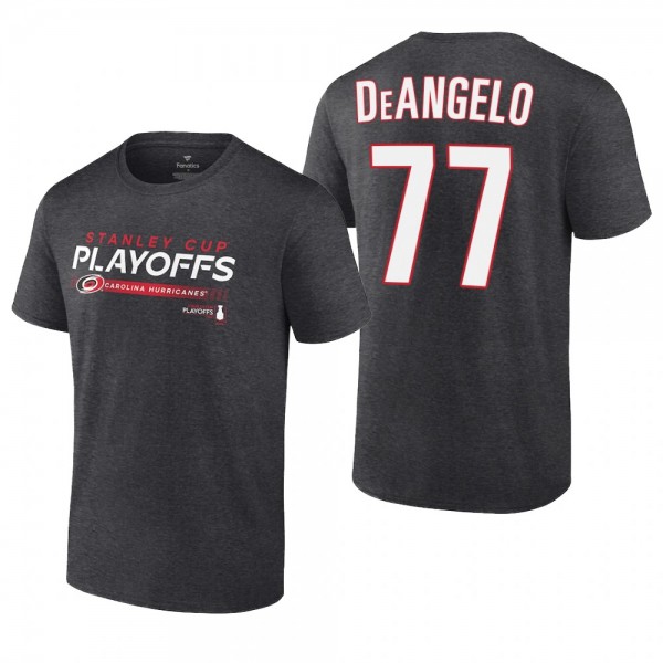 Tony DeAngelo 2022 Stanley Cup Playoffs Charcoal H...