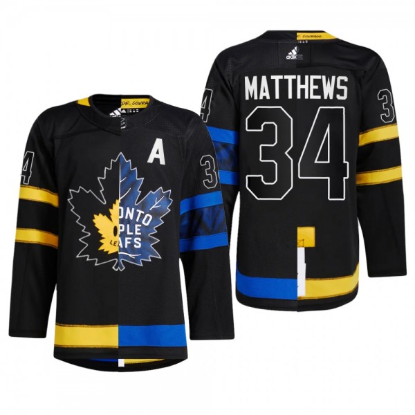 Men Toronto Maple Leafs Auston Matthews #34 Split ...