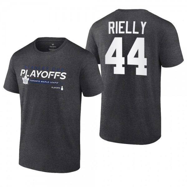 Morgan Rielly 2022 Stanley Cup Playoffs Toronto Maple Leafs Charcoal T-Shirt