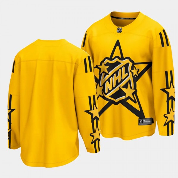 Men 2024 NHL All-Star Game Breakaway Yellow Jersey...