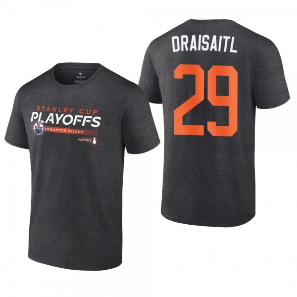 Leon Draisaitl 2022 Stanley Cup Playoffs Charcoal ...