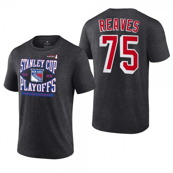 Ryan Reaves 2022 Stanley Cup Playoffs Charcoal Ran...