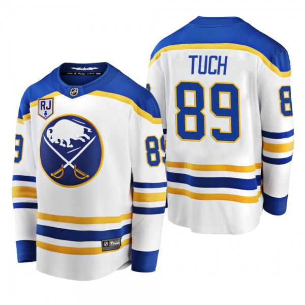 Buffalo Sabres Alex Tuch Honor Rick Jeanneret patc...