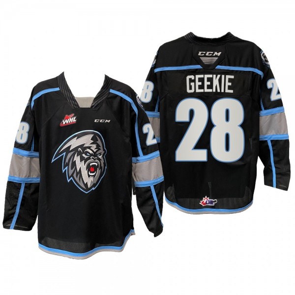 Winnipeg Ice Jersey Conor Geekie 2022 NHL Draft Bl...