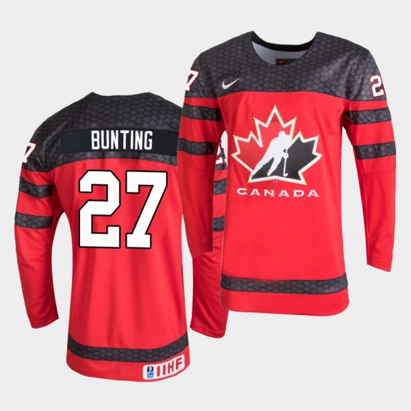 Canada Team Michael Bunting 2021 IIHF World Champi...