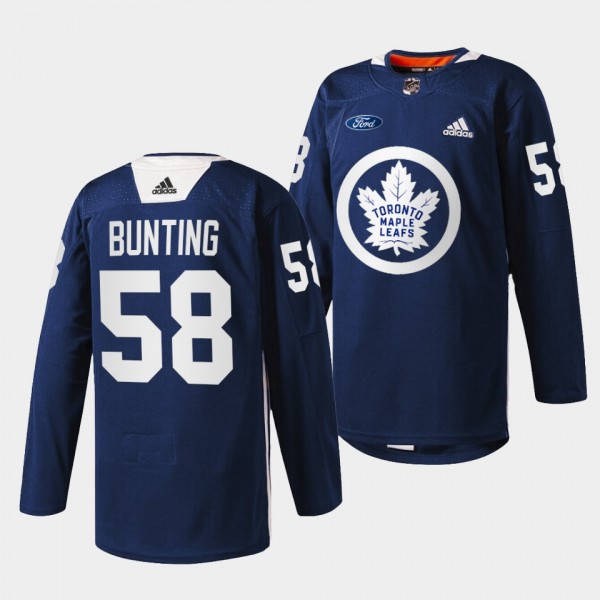 Toronto Maple Leafs Michael Bunting Primary Logo #...