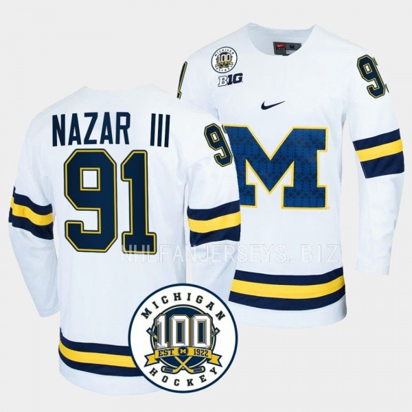 Michigan Wolverines Frank Nazar III 100th Annivers...