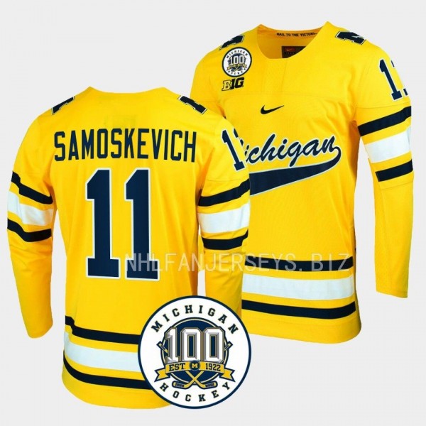 Mackie Samoskevich Michigan Wolverines 100th Anniv...