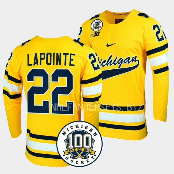 Philippe Lapointe Michigan Wolverines 100th Annive...