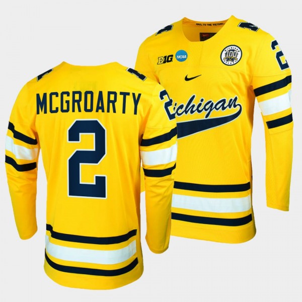 Rutger McGroarty Michigan Wolverines 2023 NCAA Hoc...