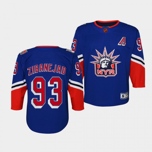 Youth Mika Zibanejad Rangers 2022 Special Edition ...
