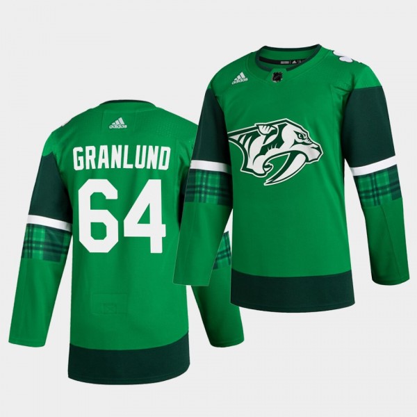 Mikael Granlund Predators 2020 St. Patrick's Day G...