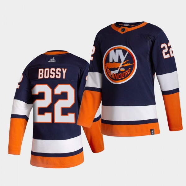 New York Islanders 2021 Reverse Retro Mike Bossy Navy Special Edition Authentic Jersey