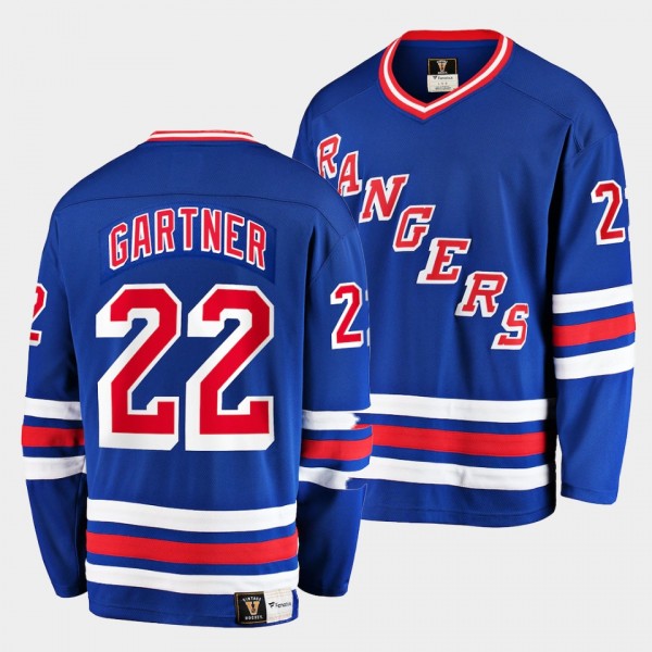 Mike Gartner New York Rangers Retired Player Blue ...