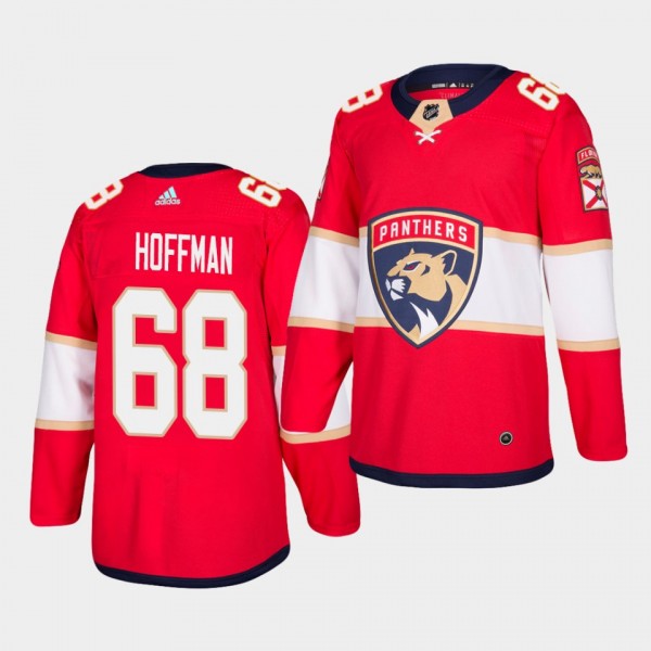 Mike Hoffman #68 Panthers Authentic Home Men's Jer...