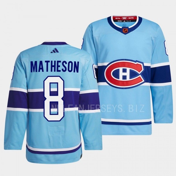 Mike Matheson Montreal Canadiens 2022 Reverse Retr...