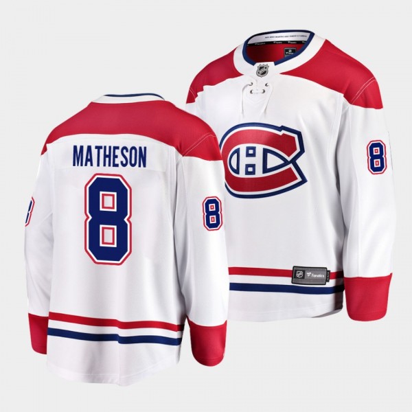 Mike Matheson Montreal Canadiens 2022 Away White B...
