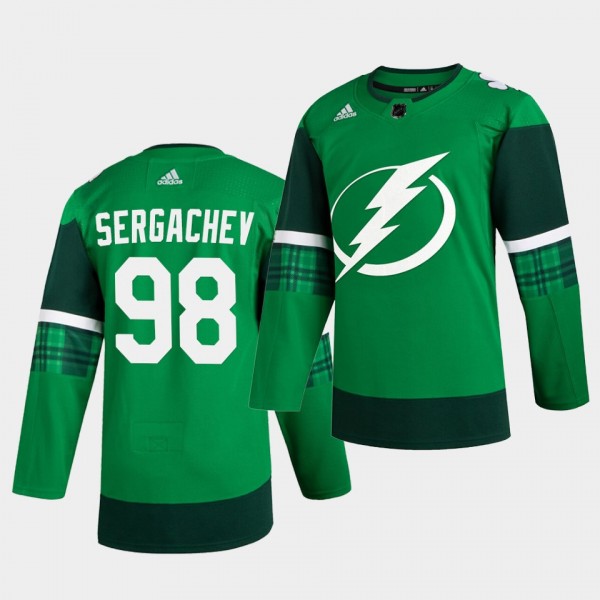 Mikhail Sergachev Lightning 2020 St. Patrick's Day...