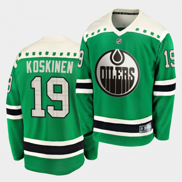 Mikko Koskinen Edmonton Oilers 2020 St. Patrick's ...
