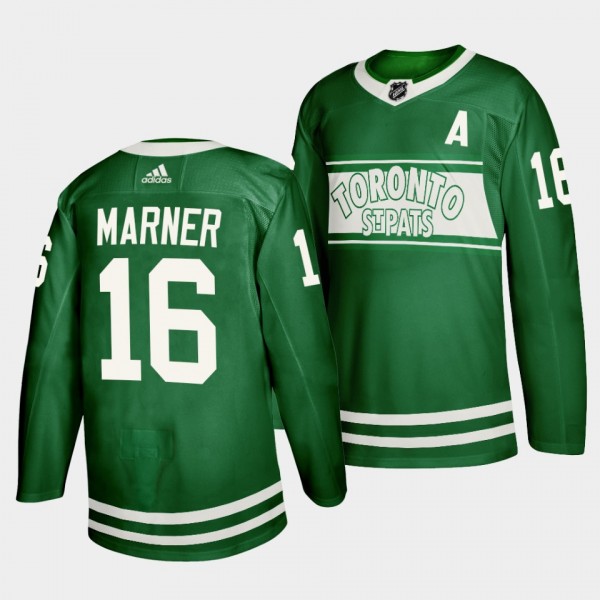 Mitch Marner Toronto Maple Leafs St. Patricks Day 2022 Green Special Edition Jersey