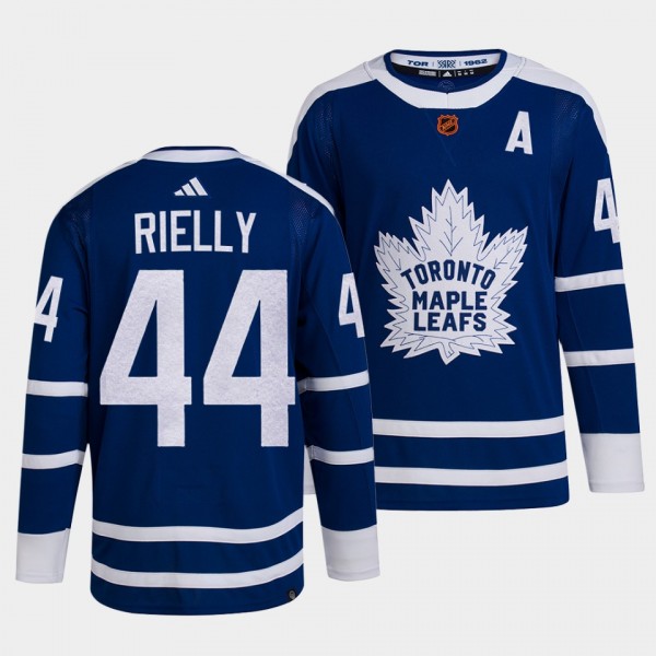 Reverse Retro 2.0 Toronto Maple Leafs Morgan Rielly #44 Blue Authentic Primegreen Jersey 2022