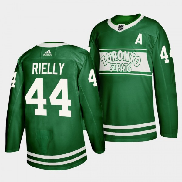 Morgan Rielly Toronto Maple Leafs St. Patricks Day 2022 Green Special Edition Jersey