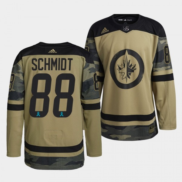 Nate Schmidt Winnipeg Jets Canadian Armed Force Ca...