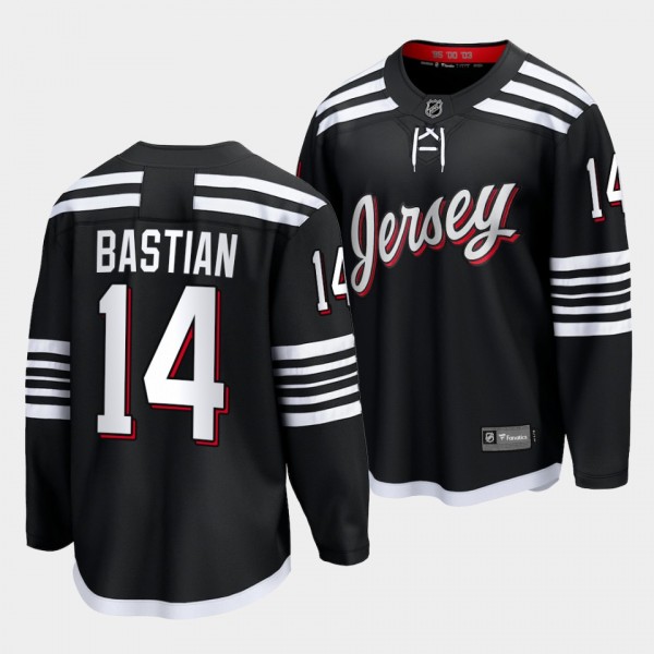 Nathan Bastian New Jersey Devils 2022 Alternate Bl...