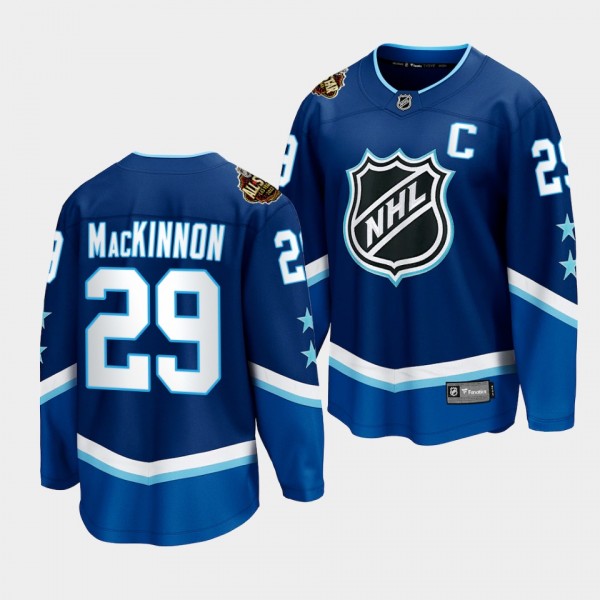 Nathan MacKinnon Colorado Avalanche 2022 All-Star Blue Western Conference Jersey